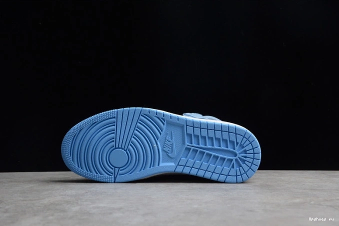 555088-134 Black University High 1 White Jordan Blue AIR Retro 0909